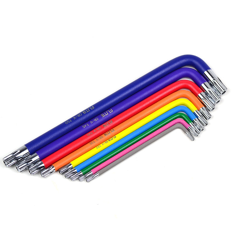 18 PCS Jeu de Clé Allen: Clés Allen 1.5-10mm et Cles Torx T10-T50 Jeu de Clés Hex et Torx Clés Hex Clef Torx en Acier au Chrome-Vanadium