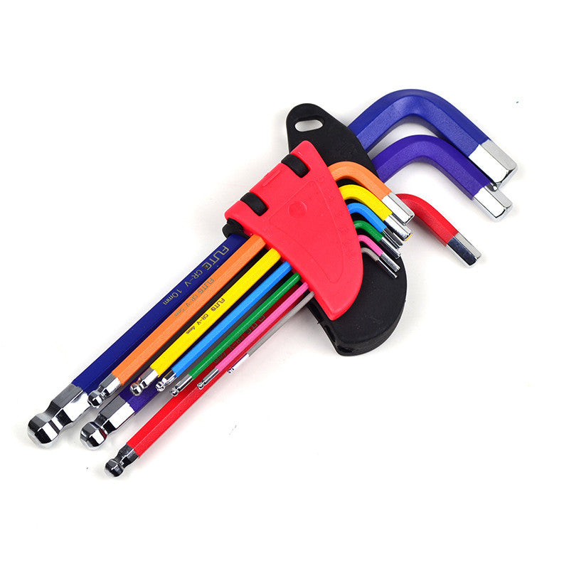 18 PCS Jeu de Clé Allen: Clés Allen 1.5-10mm et Cles Torx T10-T50 Jeu de Clés Hex et Torx Clés Hex Clef Torx en Acier au Chrome-Vanadium